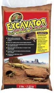 Supplies for Bearded Dragon Burrowing Substrate